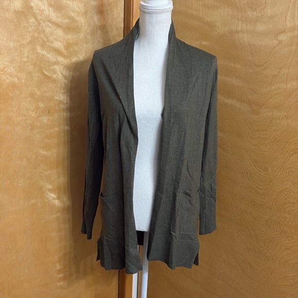NWT Pink Clover From Stitch Fix Green Long Sleeve Open Sweater Size S - Picture 1 of 13